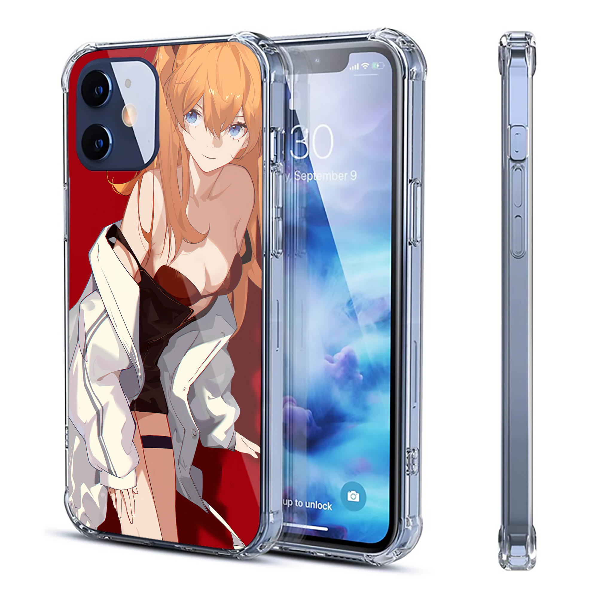 （画像用） EVA 新世紀エヴァンゲリオン 【iPhone 12シリーズ対応】透明スマホケース（クリアソフトケース）